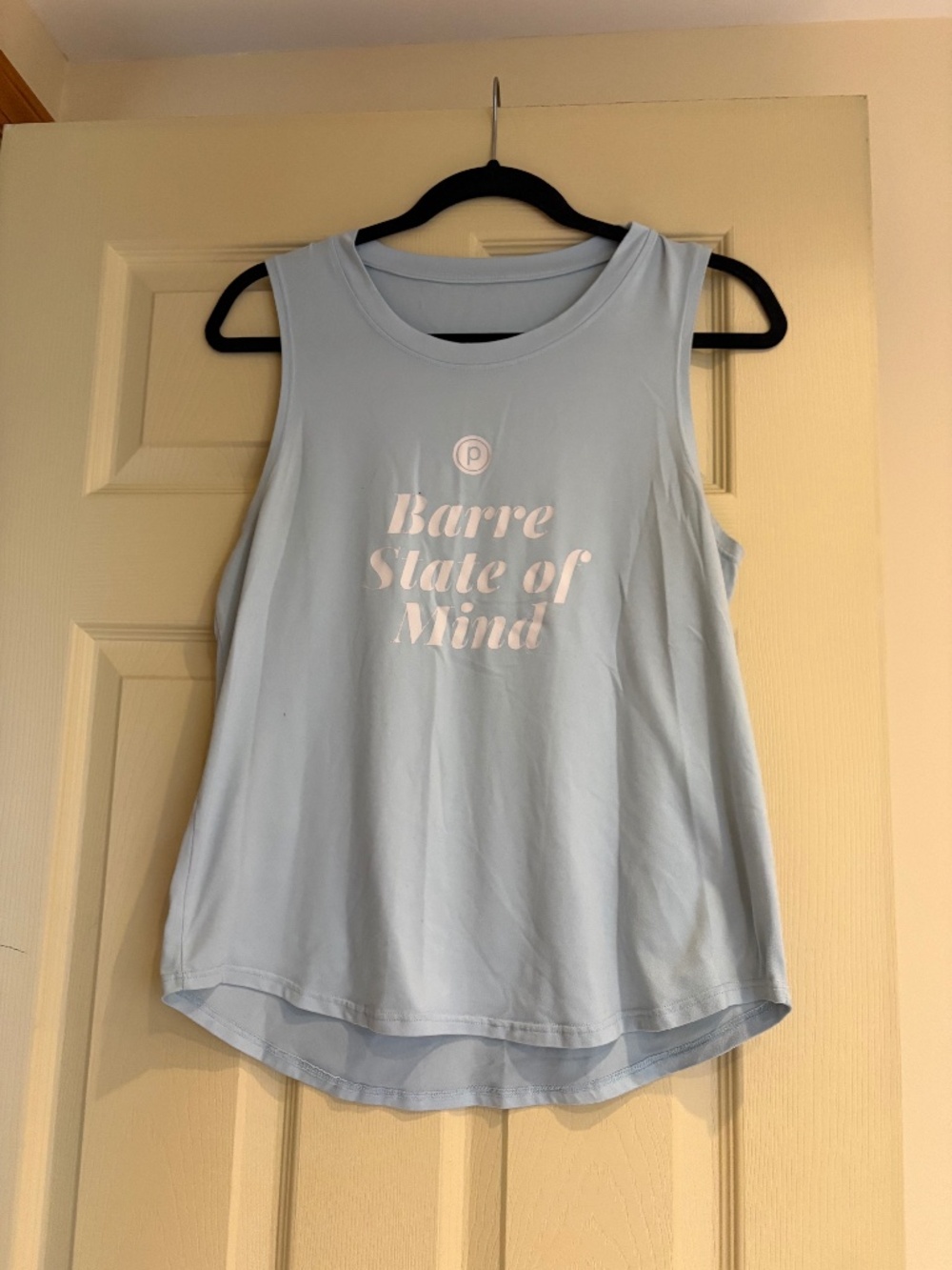 Pure Barre Barre State of Mind Light Blue Tank - Medium